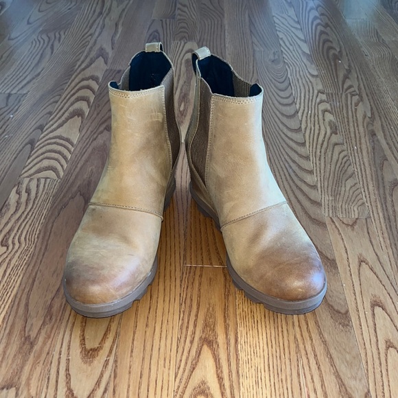SOREL Lea Wedge camel light tan Boots- SIZE 9πͺ π₯ π« π₯ HOT BOOTIE! - Picture 4 of 9